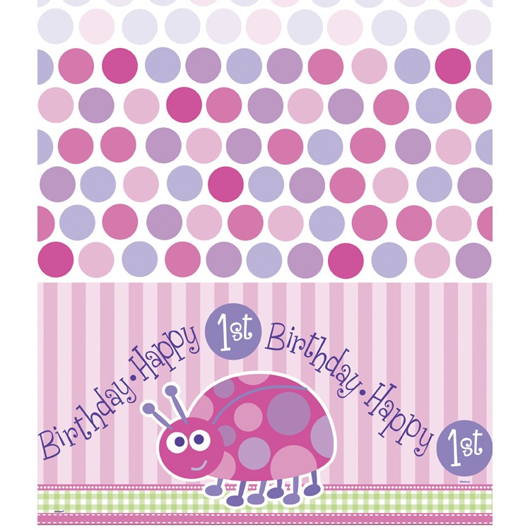 FIRST%20BIRTHDAY%20LADYBUG%20MASA%20ÖRTÜSÜ%20137x213%20cm