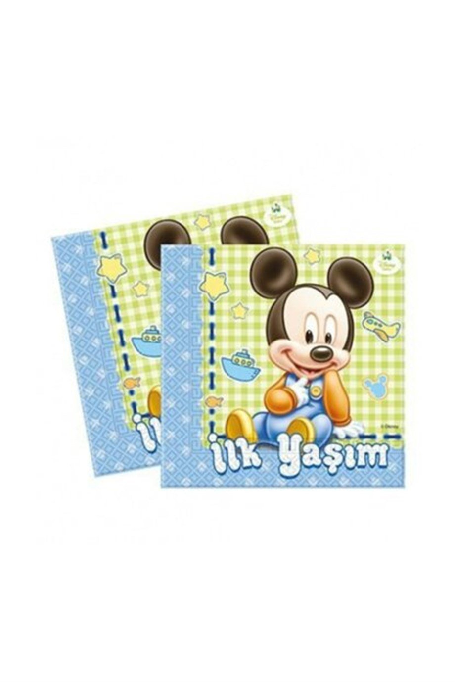 DISNEY%20BABY%20MICKEY%20KAĞIT%20PEÇETE%2033X33%20cm%20(16%20AD)