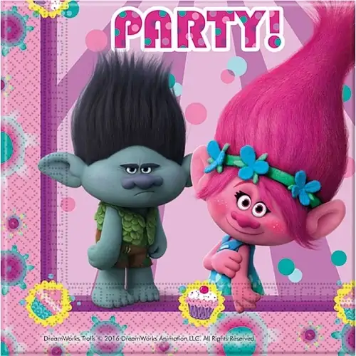 TROLLS%20KAĞIT%20PEÇETE%2033X33%20cm%20(20%20AD)