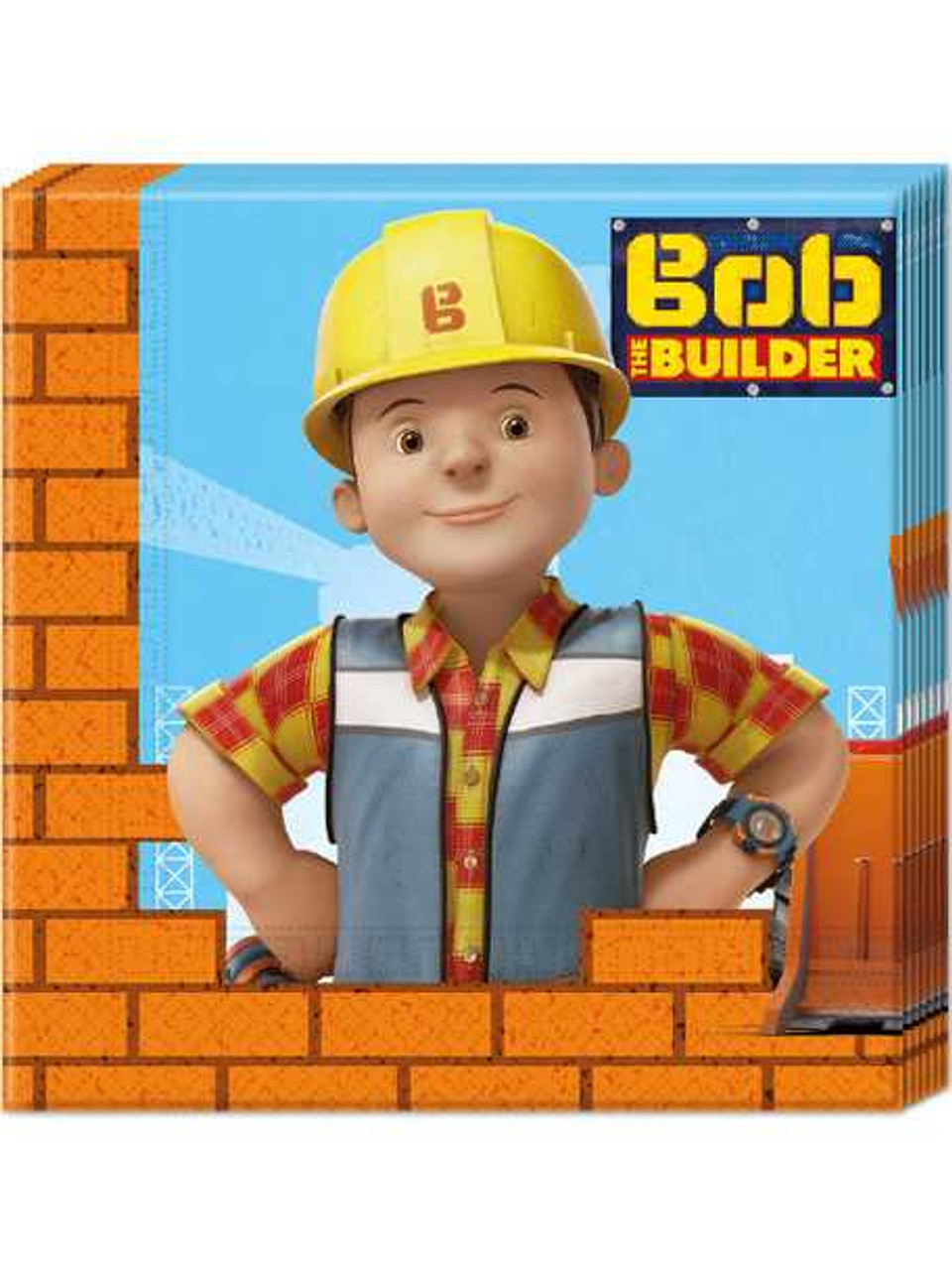 BOB%20THE%20BUILDER%20KAĞIT%20PEÇETE%2033X33%20cm%20(20%20AD)