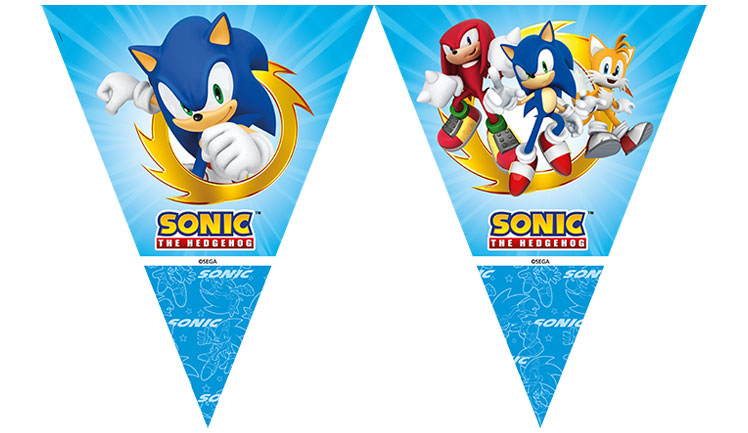 SONIC%20LİSANSLI%20BAYRAK%20SET%20(2,90m)