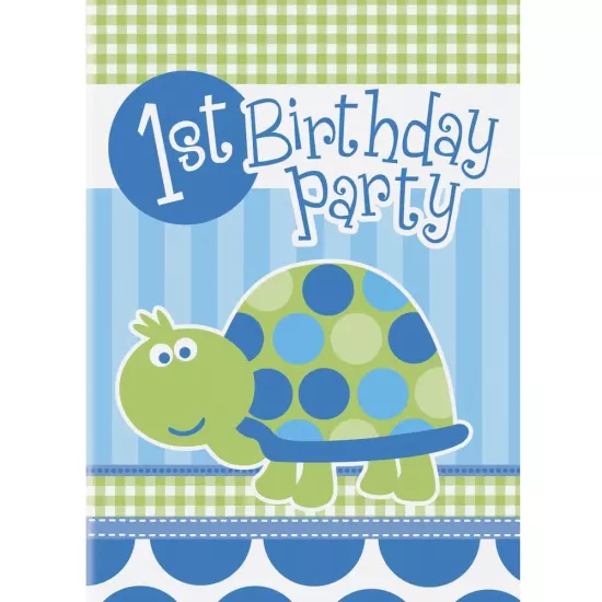 FIRST BIRTHDAY TURTLE DAVETİYE (8 AD)