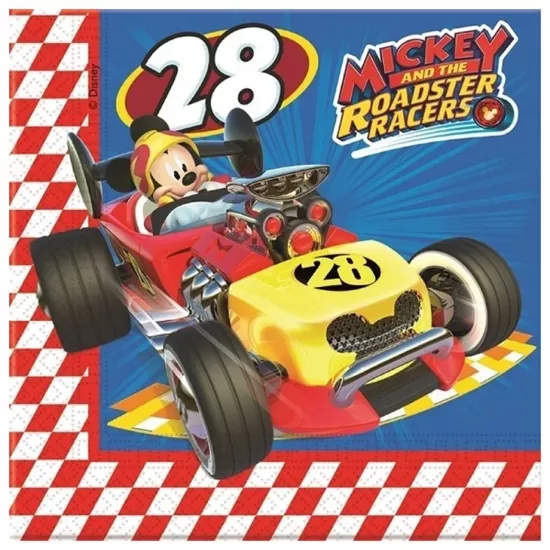 MICKEY ROADSTER KAĞIT PEÇETE 33X33 cm (20 AD)