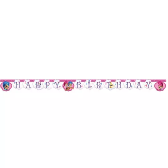 SHIMMER AND SHINE HAPPY BIRTHDAY BANNER (2,10m)