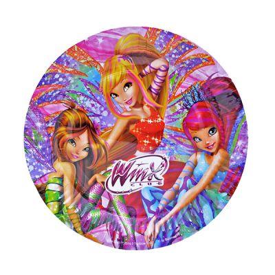 WINX BUTTERFLIX LİSANSLI TABAK 23 CM (8 AD)