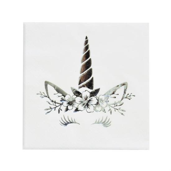 UNICORN SILVER BASKILI PEÇETE 33x33cm (16AD)