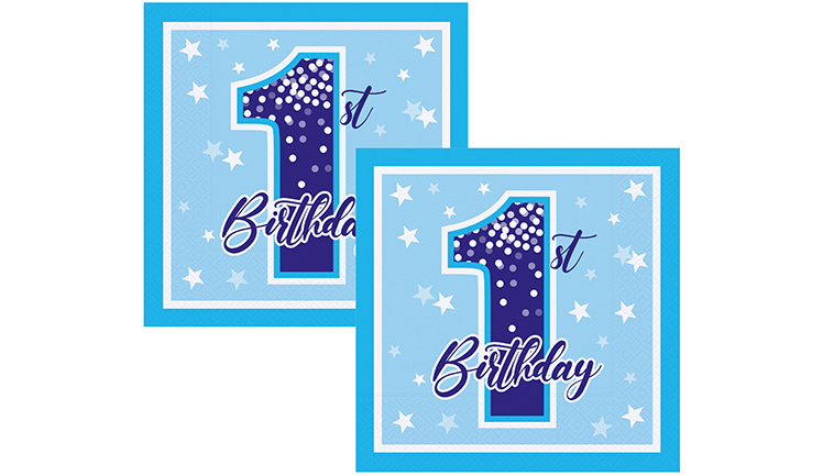 FIRST BIRTHDAY STARS BOY PEÇETE 16LI