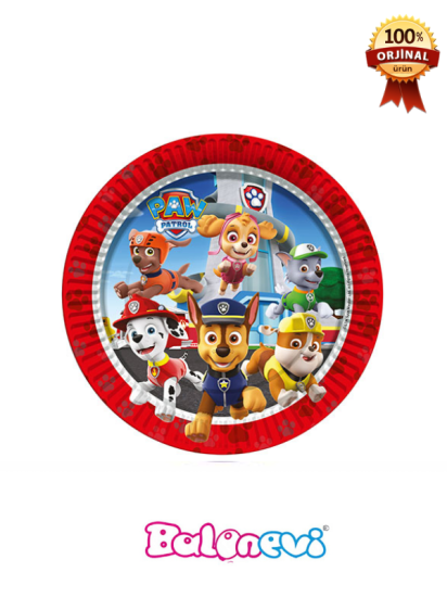 PAW PATROL REFRESH LİSANSLI TABAK 23 CM (8 AD)