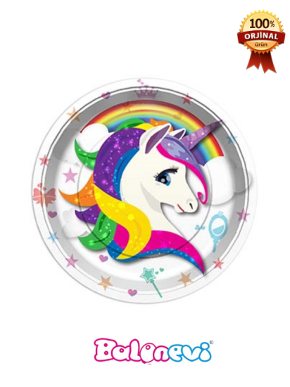 RAINBOW UNICORN TABAK 23CM (8AD)