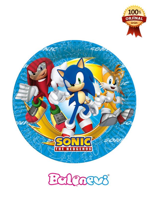 SONIC%20LİSANSLI%20TABAK%2023%20CM%20(8%20AD)